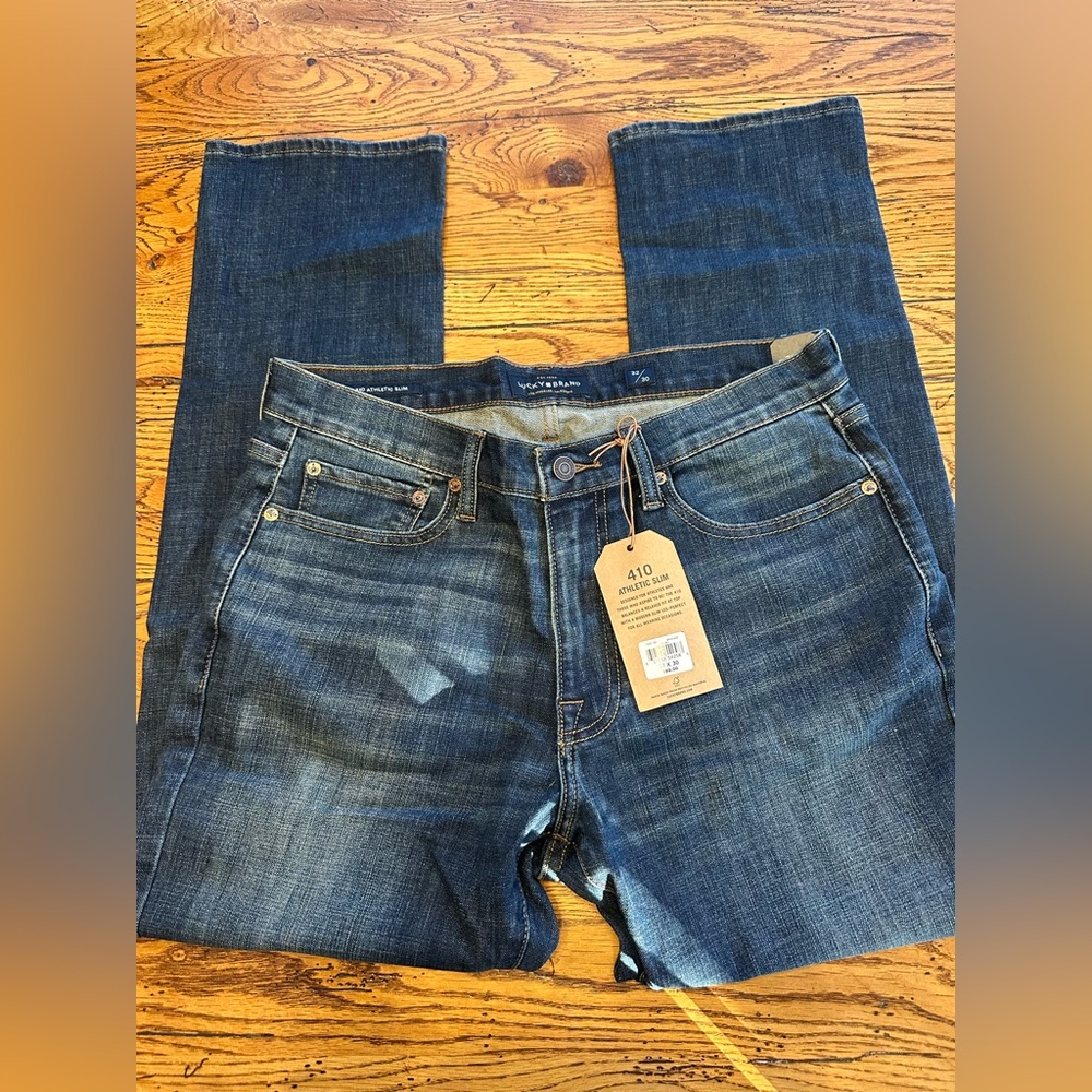 Lucky Brand Men's Slim Jeans in Dark Blue